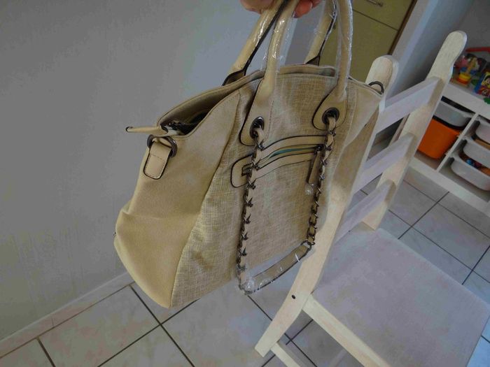 sac à main beige neuf - photo numéro 5