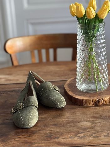 Mocassins kaki