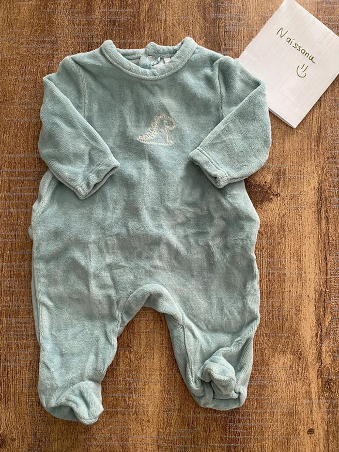 Pyjama en velours taille naissance Orchestra