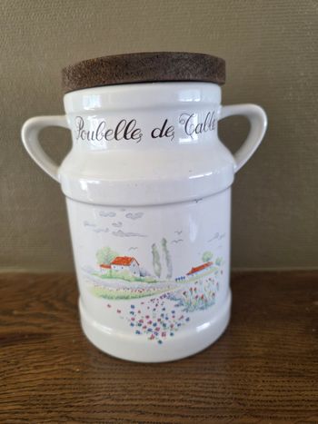 Poubelle de table Revol France en porcelaine