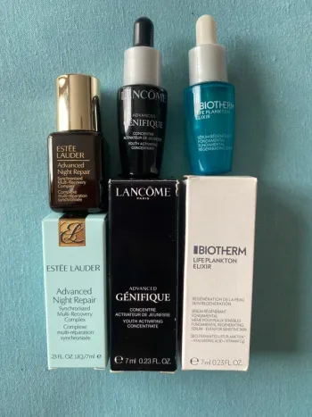 Sérums Lancôme advanced estee lauder biotherm