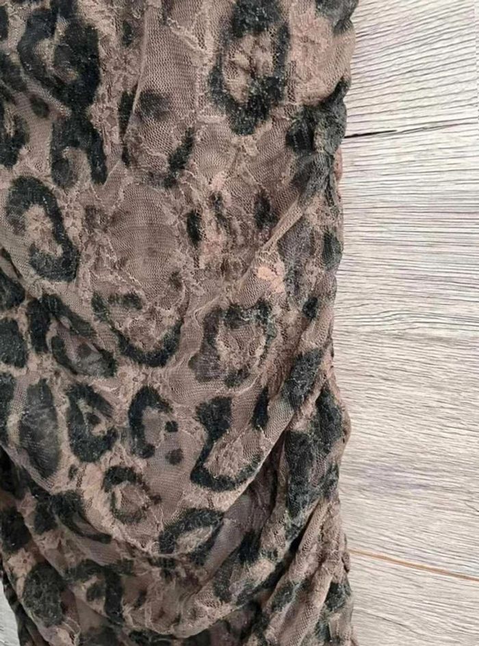 Tunique blouse marron femme 36/38 - photo numéro 3