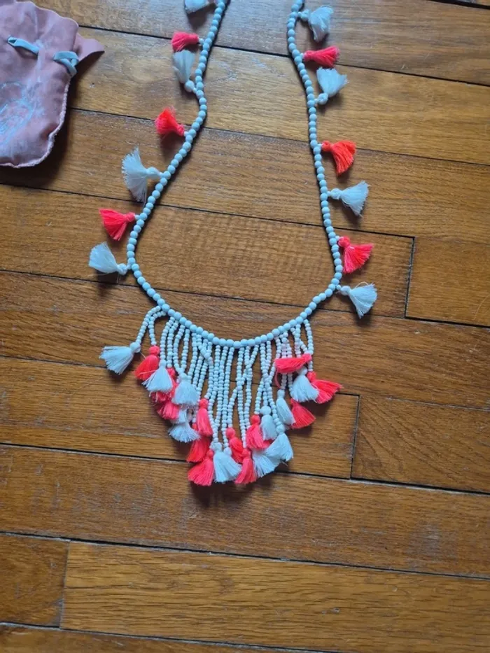 Long collier Lilo a pampille - photo numéro 2