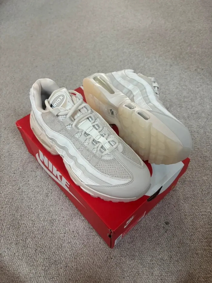 Nike Air max 95 exclu JD Sport big bubble soft pearle - photo numéro 2
