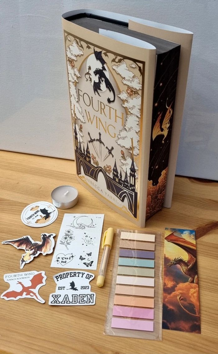 Fourth Wing limited + Goodies