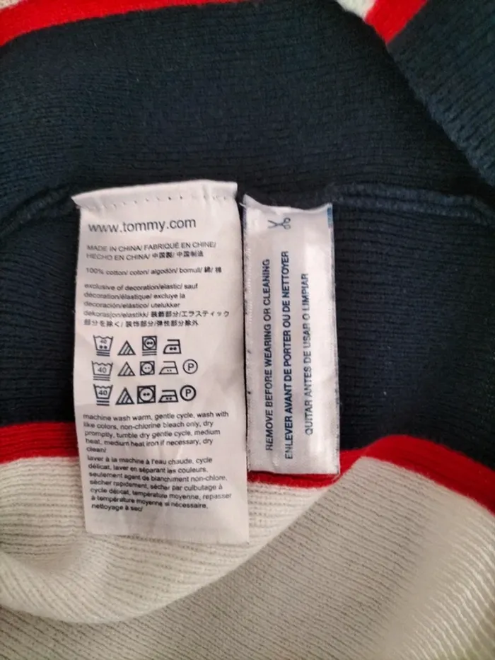 Pull Femmes 100% Coton - Tommy Hilfiger - Taille XS - photo numéro 8