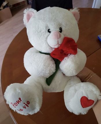 Peluche ours pour la vie