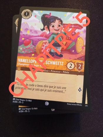 Lot cartes disney lorcana chapitre 5