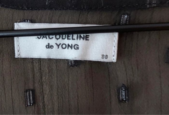 Joli chemisier transparent noir taille 38 - photo numéro 5