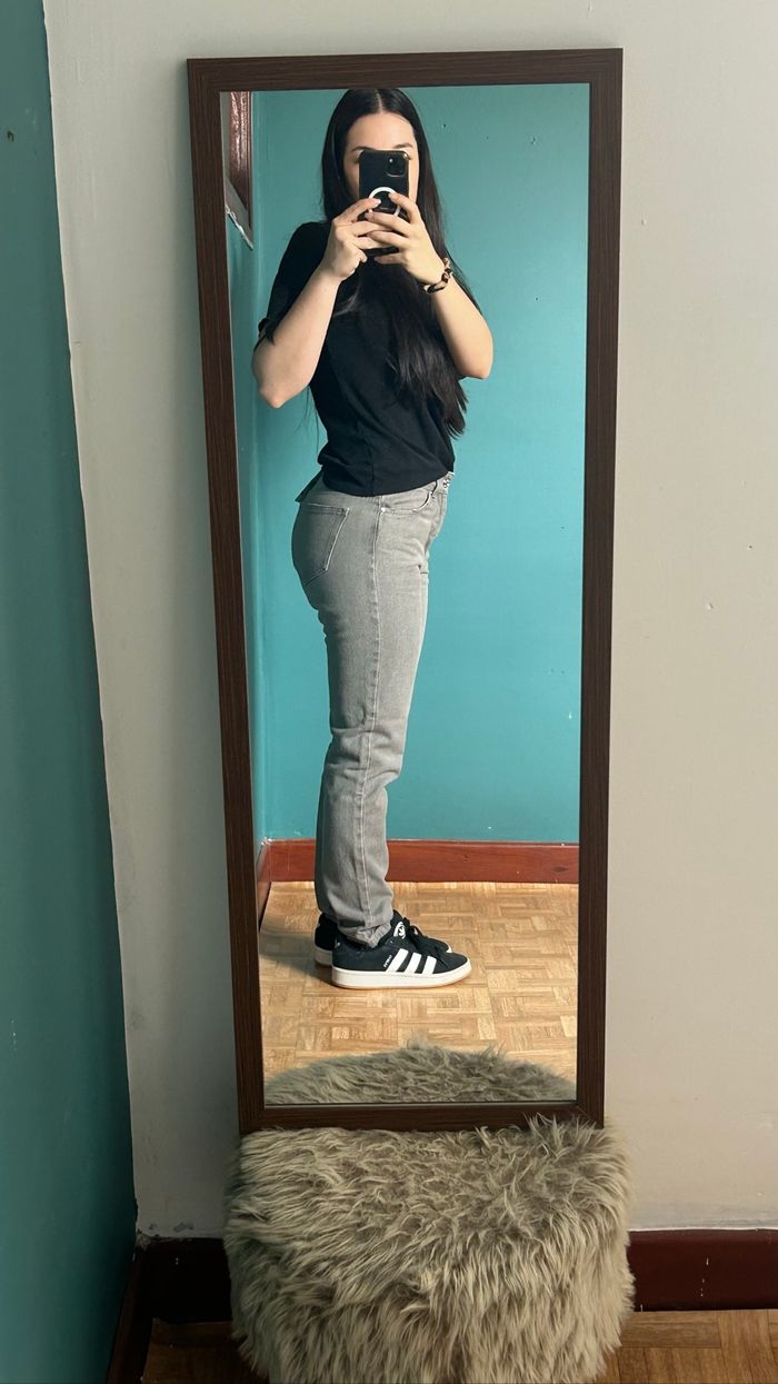 Jeans mom gris - photo numéro 2