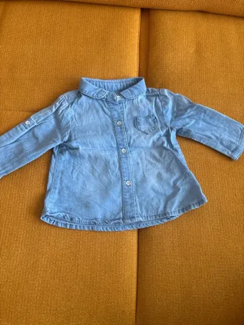 Chemise en jean 3 mois