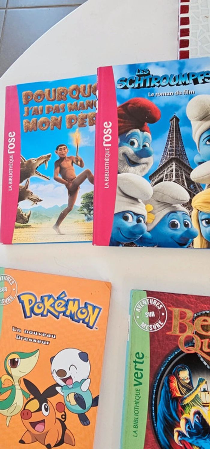 Lot de 10 livres La bibliothèque rose et verte Hachette - photo numéro 2