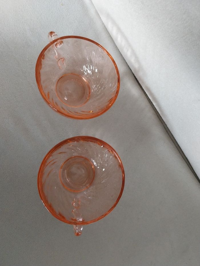 2 tasses à café vintage Rosaline - photo numéro 2