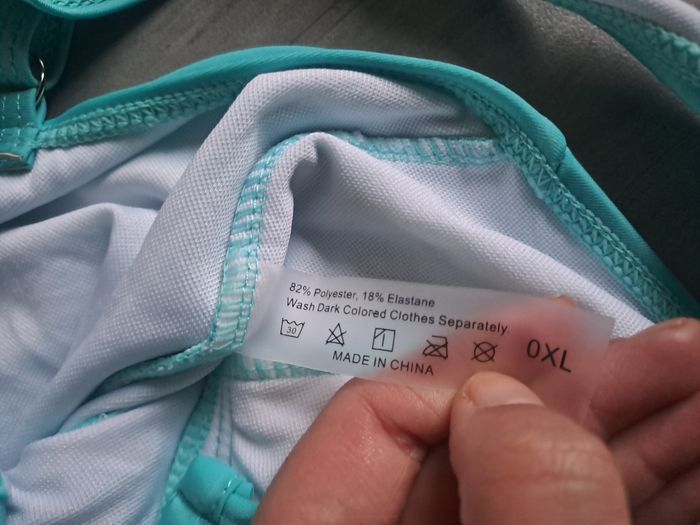 Maillot de bain bleu turquoise 0XL - photo numéro 8