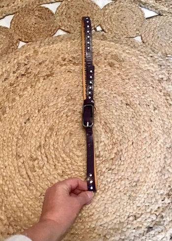 Jolie ceinture violette avec strass taille 80