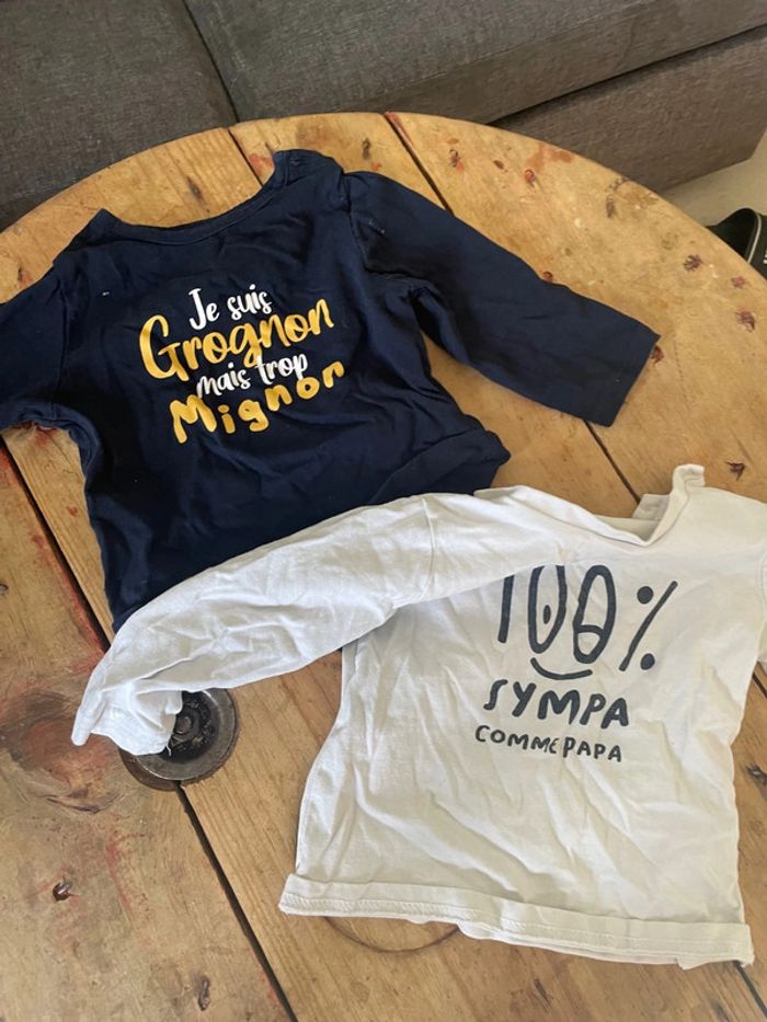 t shirt manches longues 9 mois - photo numéro 2