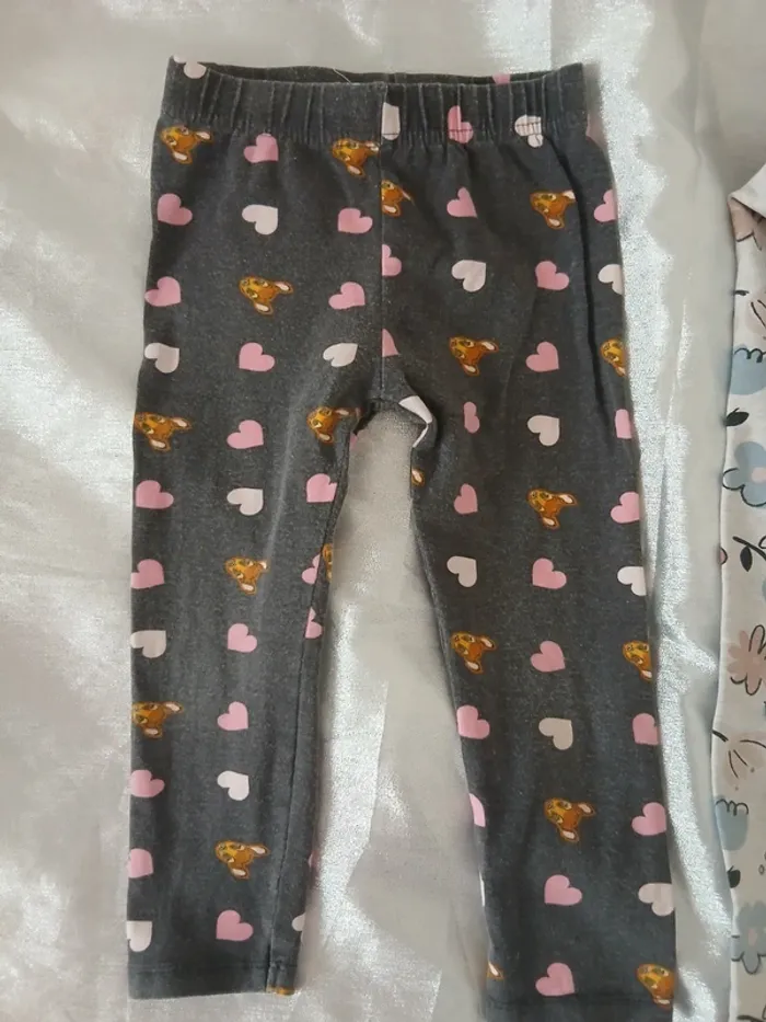 Lot de 2 leggings Bambi / Minnie 3 ans - photo numéro 4
