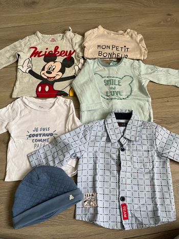 Lot de tee shirt manche longue 