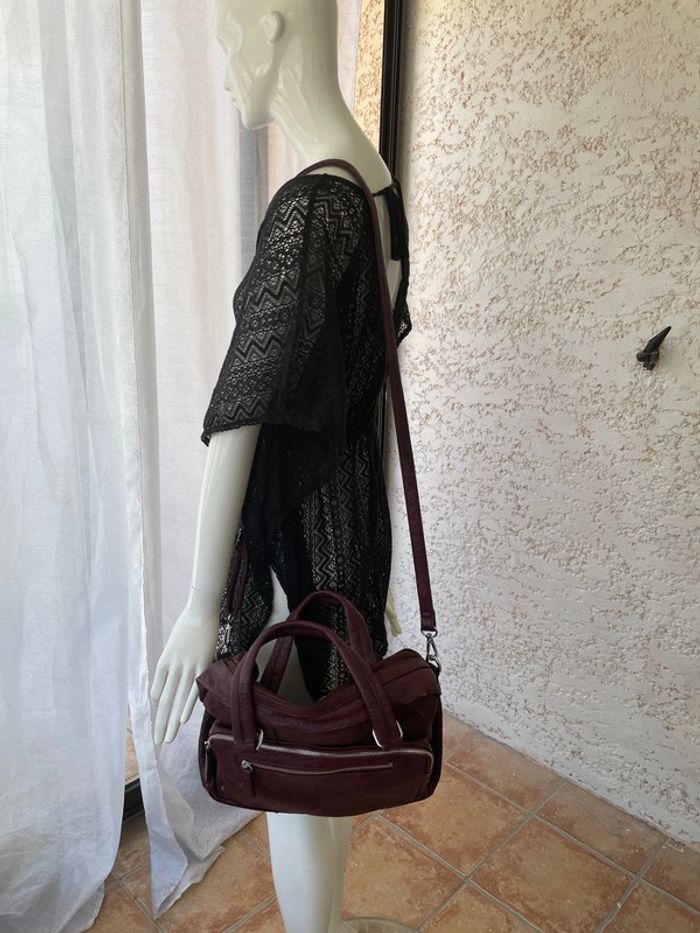 Sac bordeaux - photo numéro 3