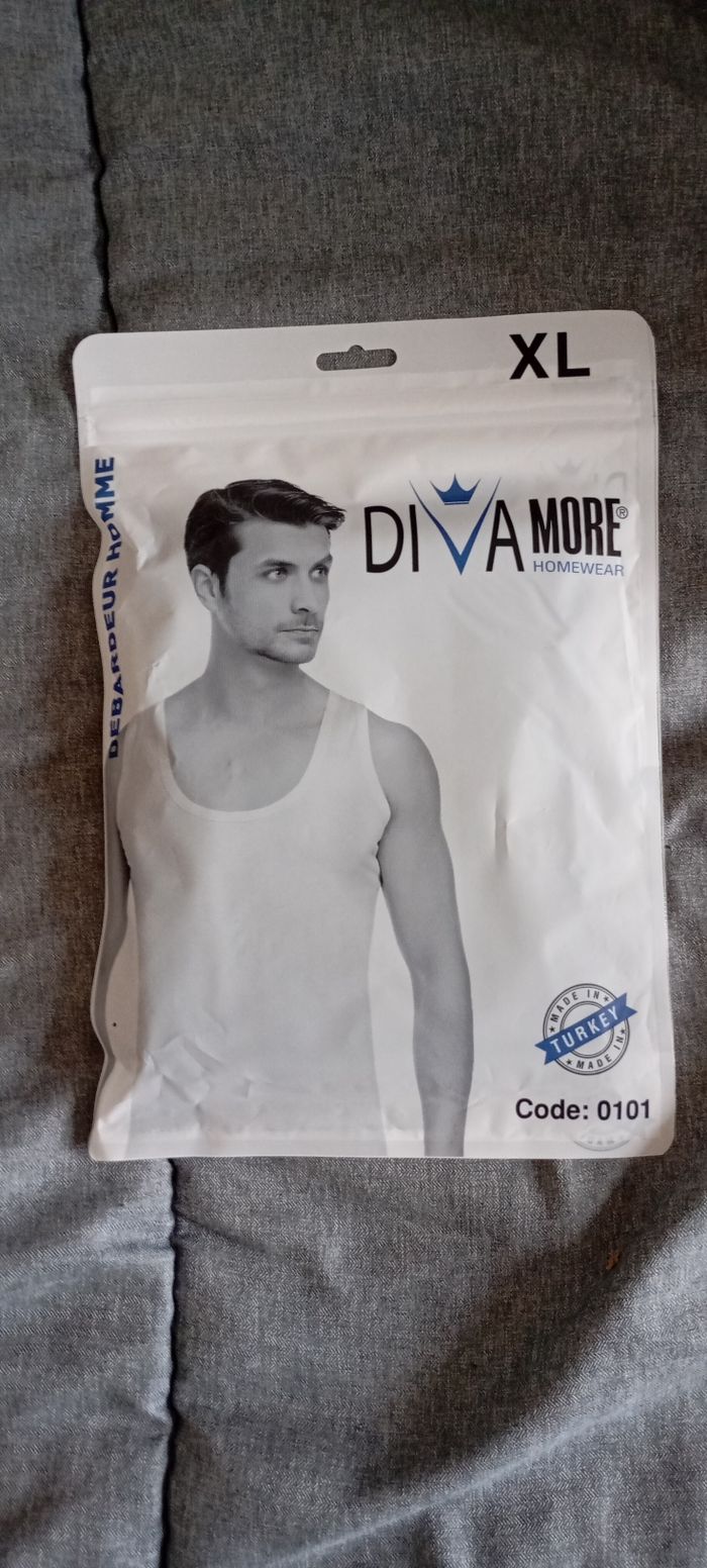 Débardeur noir pour homme