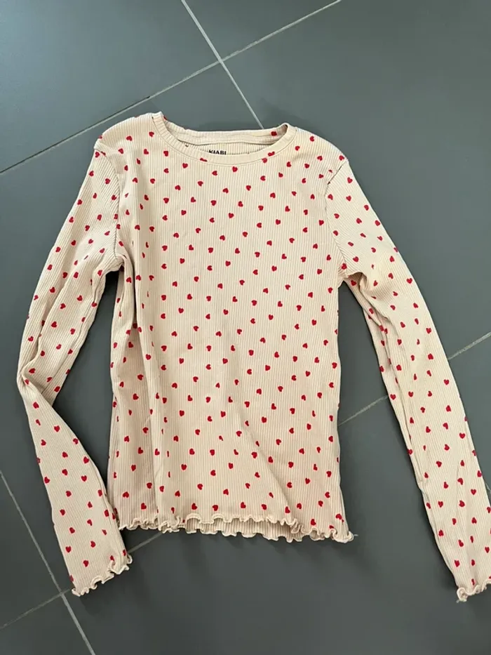 T shirt manches longues kiabi 10 ans
