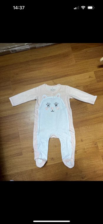 Pyjama 1 pièce bébé fille boîte à malices 9 mois