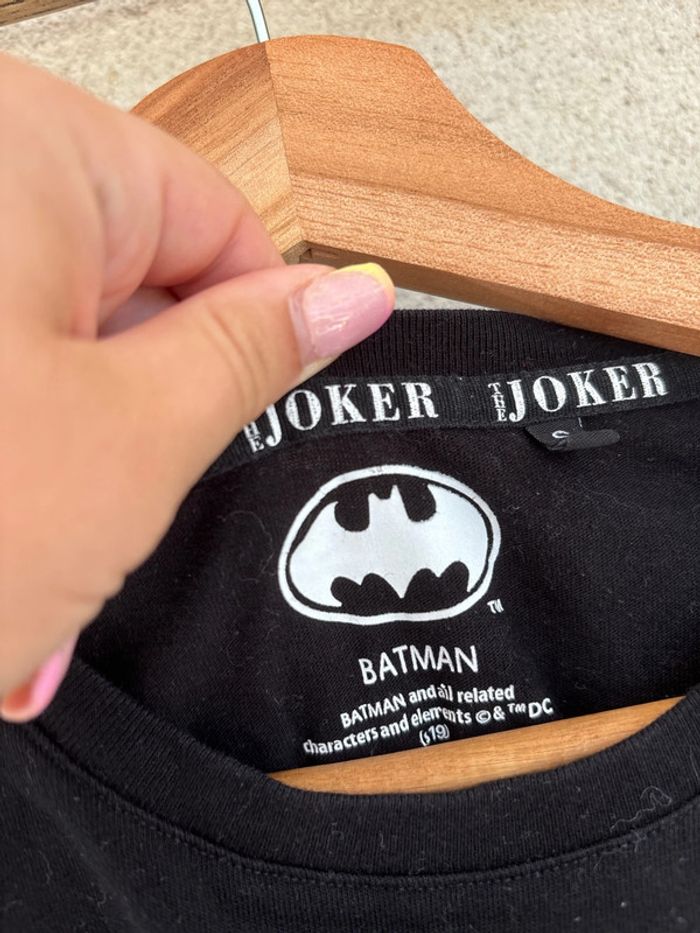 t-shirt noir the joker batman taille S - photo numéro 2