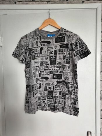 Tee shirt gris adidas taille M