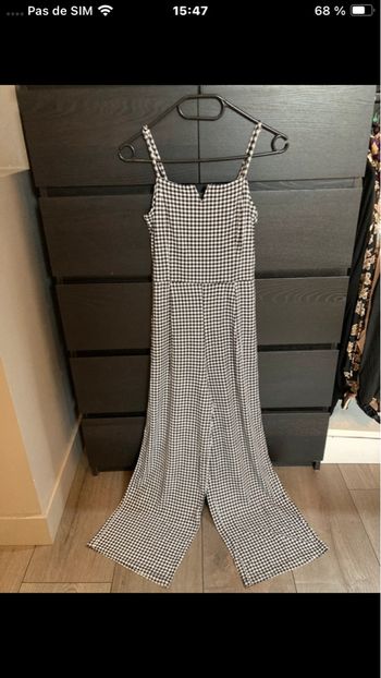 Combinaison Vichy Bershka taille S en très bon état 