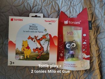 Tonie play tigrou/Winnie+ 2 tonies Milo et Gus