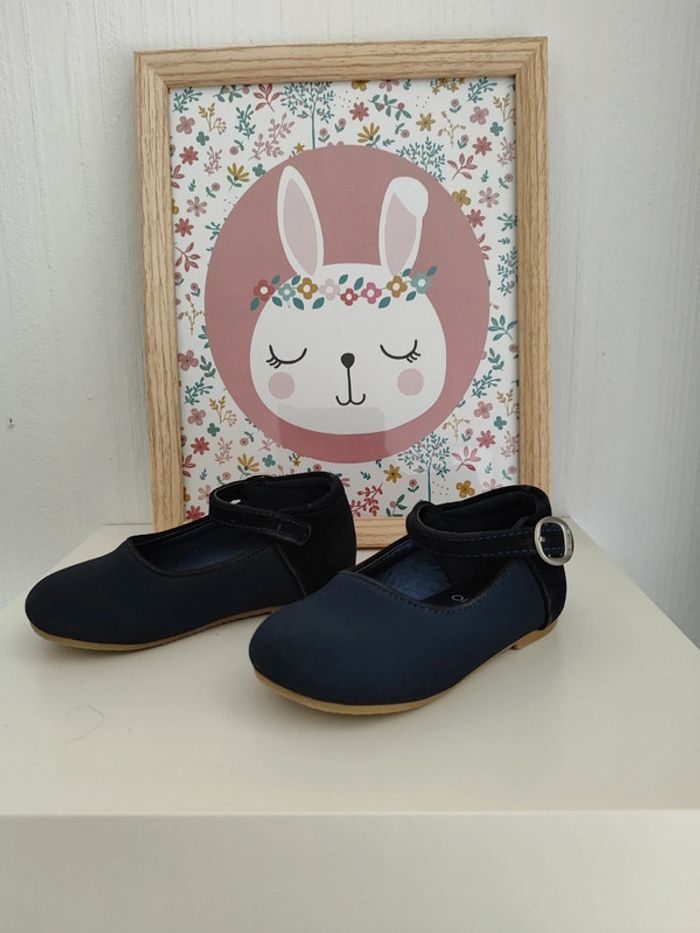 Ballerines bleues marines taille 21 Obaibi - photo numéro 2