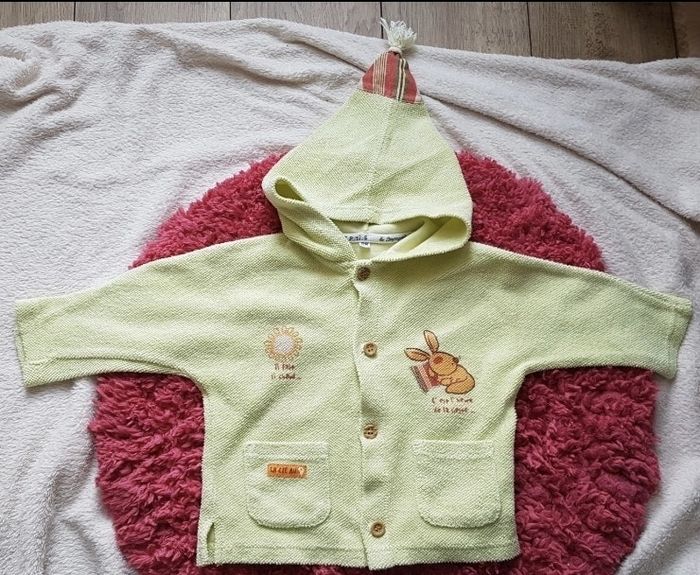 Gilet à capuche La compagnie des petits 12 mois