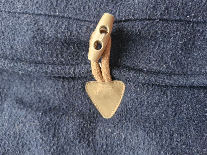 Duffle-coats zippé capuche 36 mois Tape à l'oeil Bleu marine camel écusson Baby Team NYC 1986 - photo numéro 6