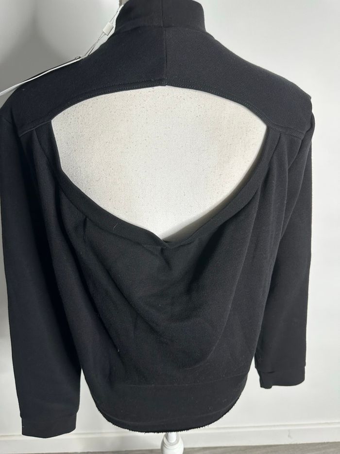 Sweatshirt pull noir décolleté dans le dos Cheap Monday Neuf t34 xS - photo numéro 5