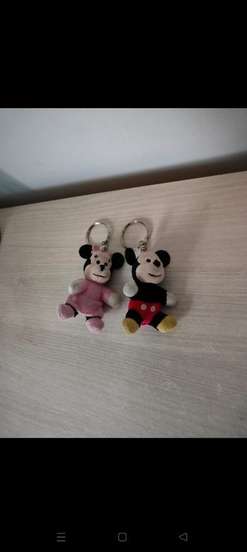 Porte clef couple mickey Minnie