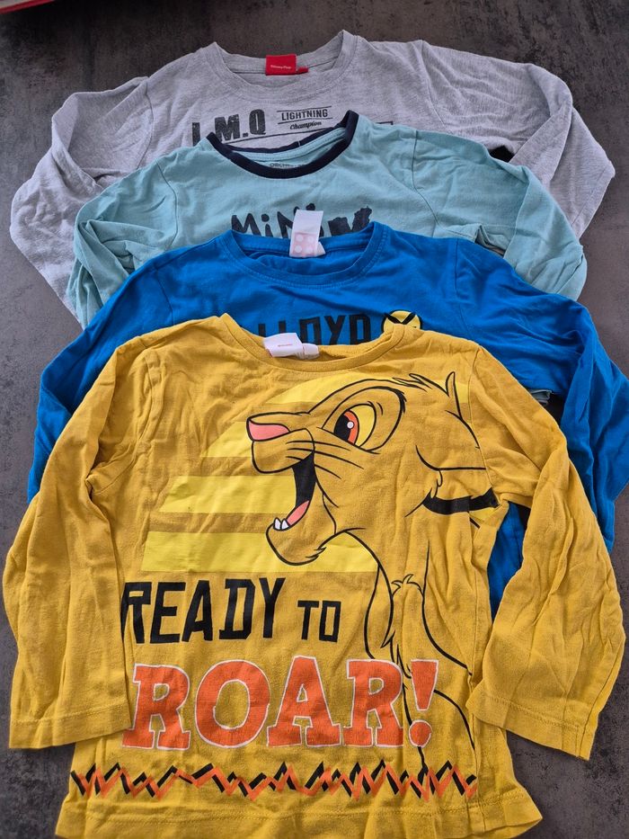 Lot tee shirts manches longues garçon
