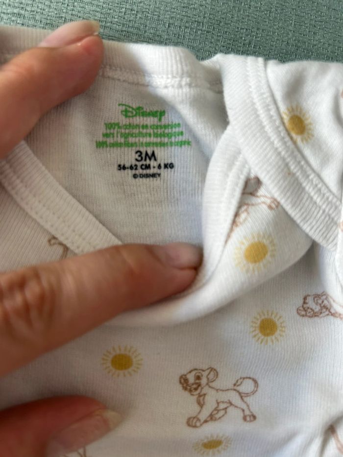 Lot de deux body Disney - photo numéro 3