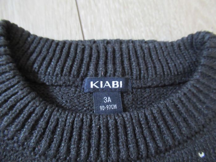 Pull de Noël bleu sapin Taille 3 ans kiabi - photo numéro 4
