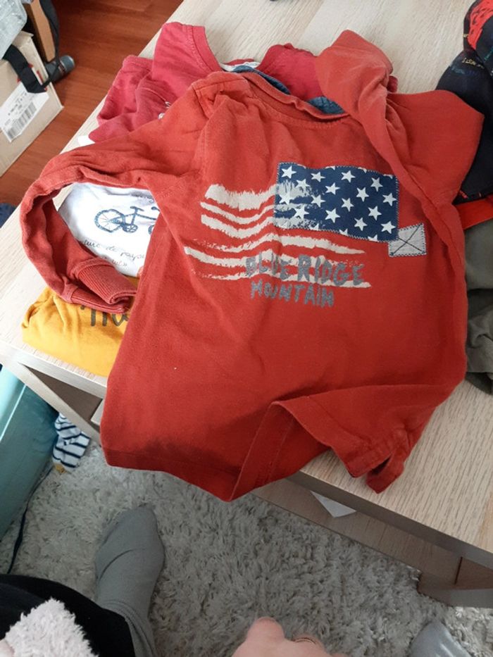 Lot de 8 t-shirts manches longues 2 ans - photo numéro 9