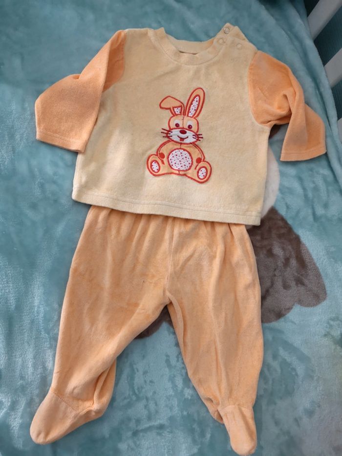 Pyjamas 2 pièces 12 mois lapin