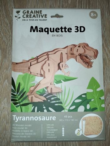 Maquette 3D Tyrannosaure