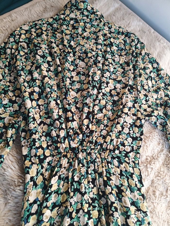 Robe casual fleurie femme longue T38- Zara - photo numéro 13