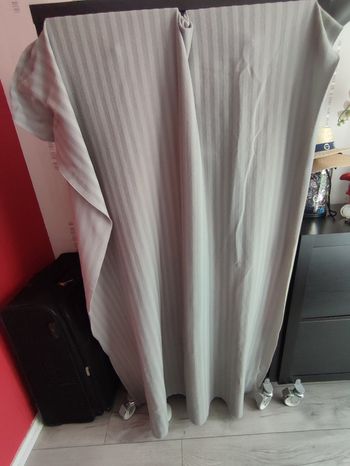 Petit plaid / couverture polaire douce - Gris clair - 120 x 150 cm
