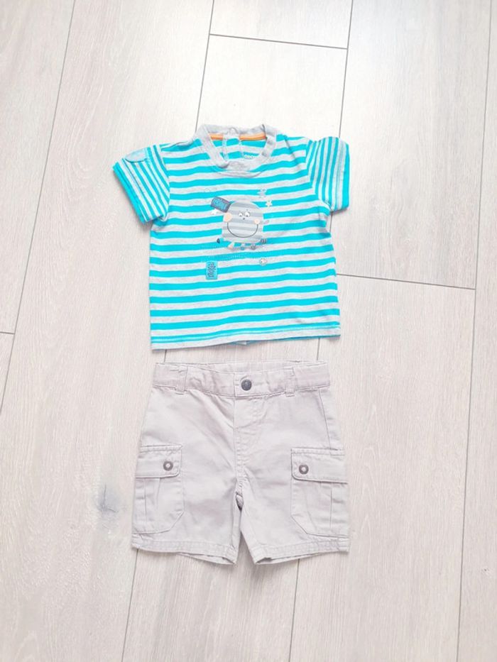 Ensemble 2 pièces. Garçon 6 mois. Marque Orchestra/ Sucre d orge