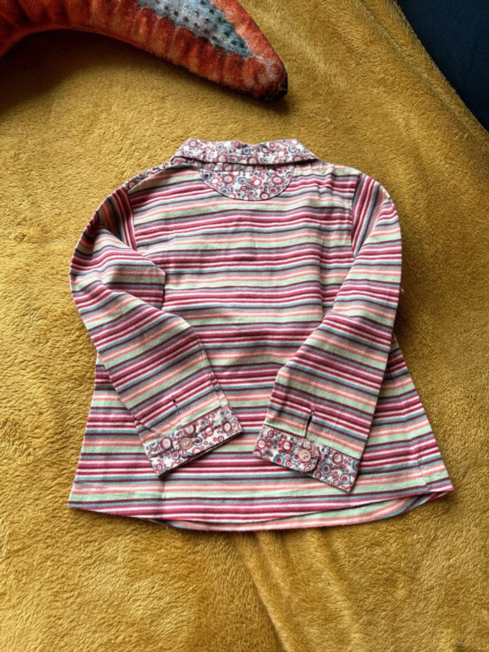 Dpam t shirt avec pression taille 18 mois  quasi neuf - photo numéro 8