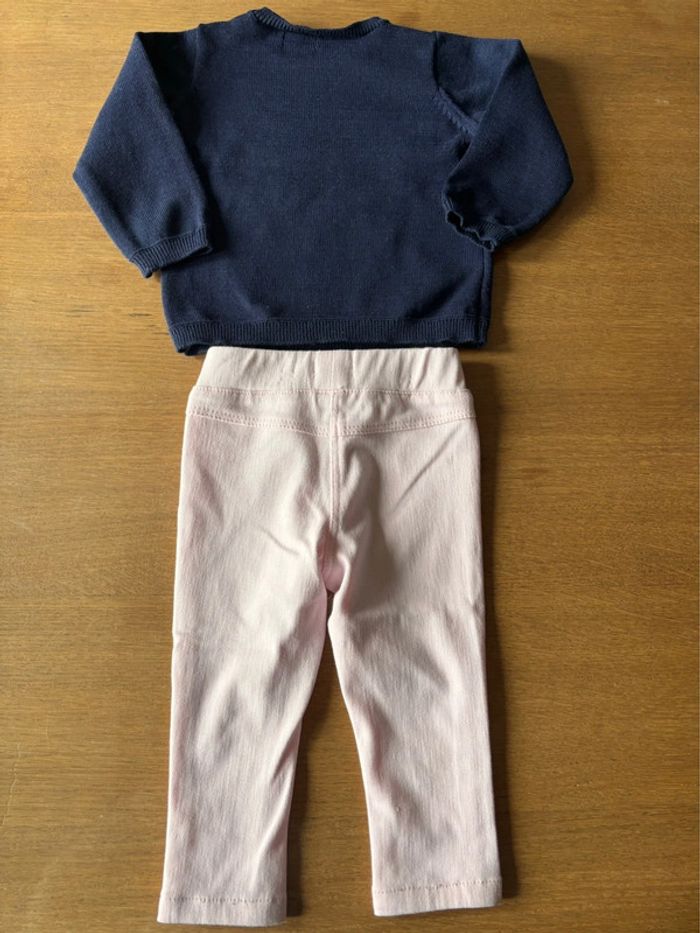 Ensemble bleu et rose - photo numéro 2