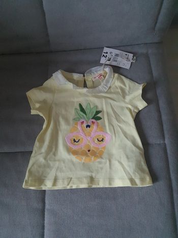 Tee-shirt Du Pareil Au Même 🍍 taille 9 mois neuf avec étiquettes