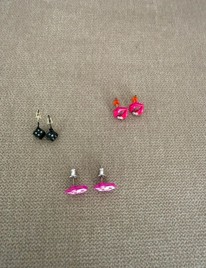 Lot boucles d'oreilles fantaisie - photo numéro 7