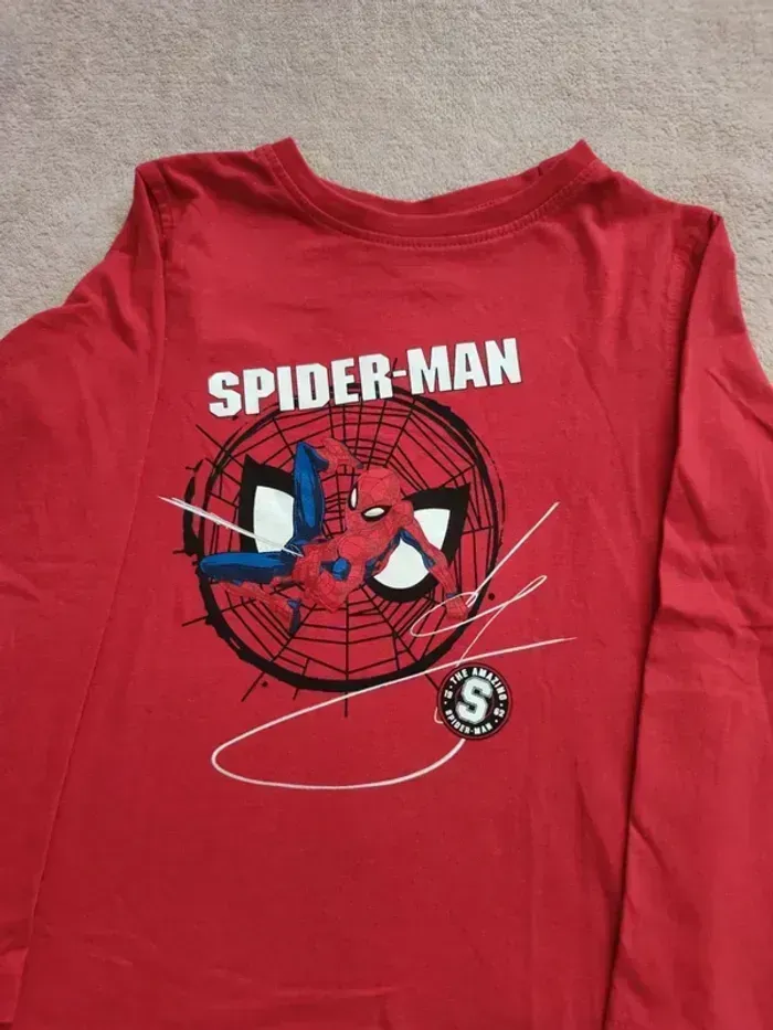 T-shirt à manches longues 6 ans Spiderman - photo numéro 5