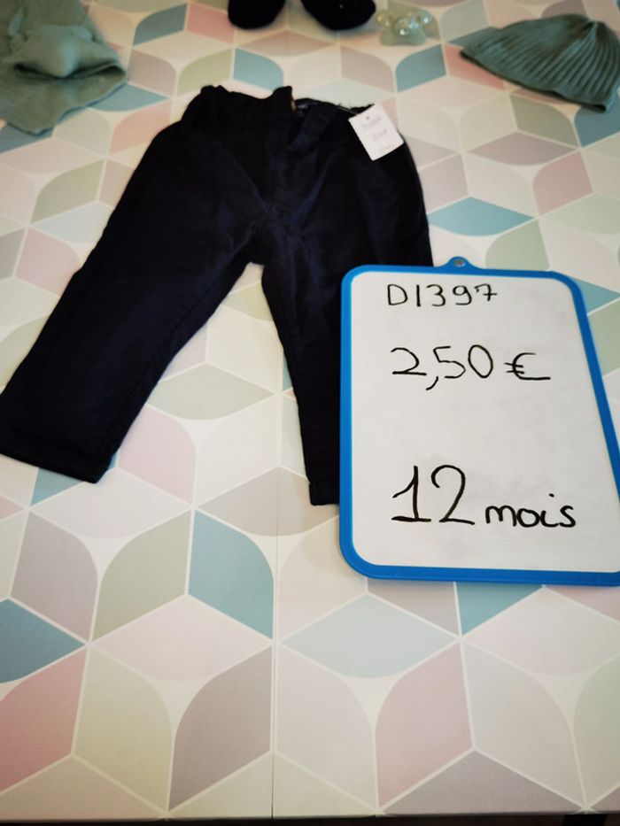 D1397 - pantalon garçon 12 mois - photo numéro 3